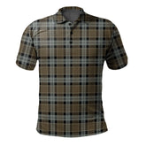 Clan Graham of Menteith Weathered Tartan Polo Shirt BQ13 Graham of Menteith Weathered Tartan Tartan Polo
