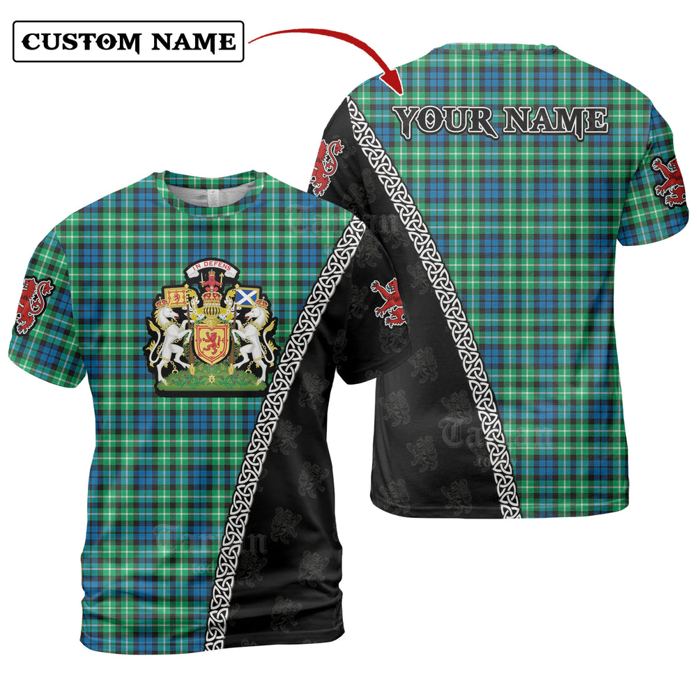 Graham of Montrose Ancient Tartan Shirt with Scotland Coat of Arms & Custom Name PI23