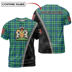 Graham of Montrose Ancient Tartan Shirt with Scotland Coat of Arms & Custom Name PI23