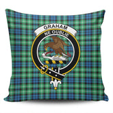 Clan Graham of Montrose Ancient Tartan Crest Pillow Cover VR59 Clan Rose Tartan Today