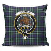 Clan Graham of Montrose Modern Tartan Crest Pillow Cover FZ71 Clan Rose Tartan Today