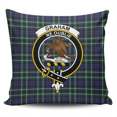 Clan Graham of Montrose Modern Tartan Crest Pillow Cover FZ71 Clan Rose Tartan Today