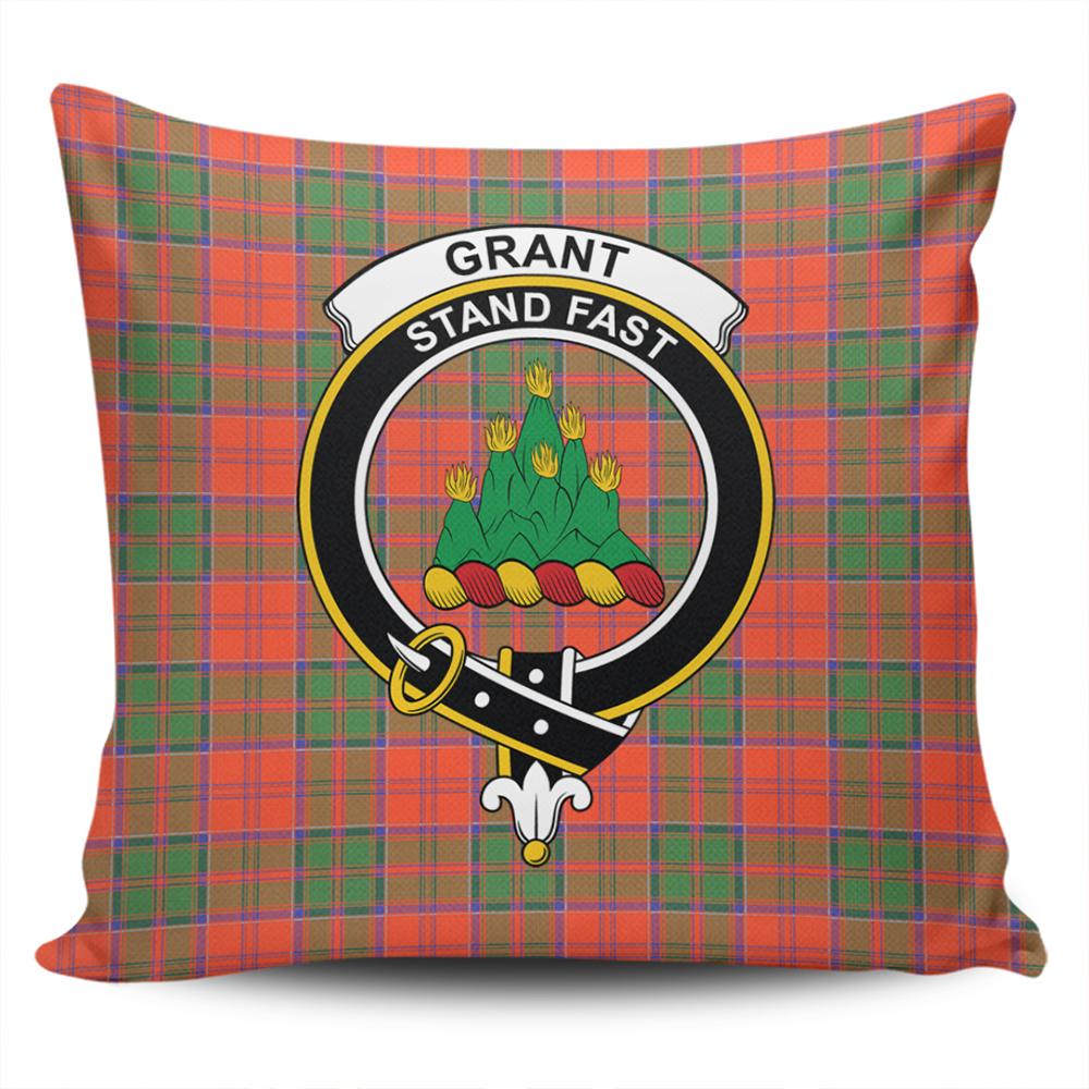 Clan Grant Ancient Tartan Crest Pillow Cover TP77 Clan Grant Tartan Today