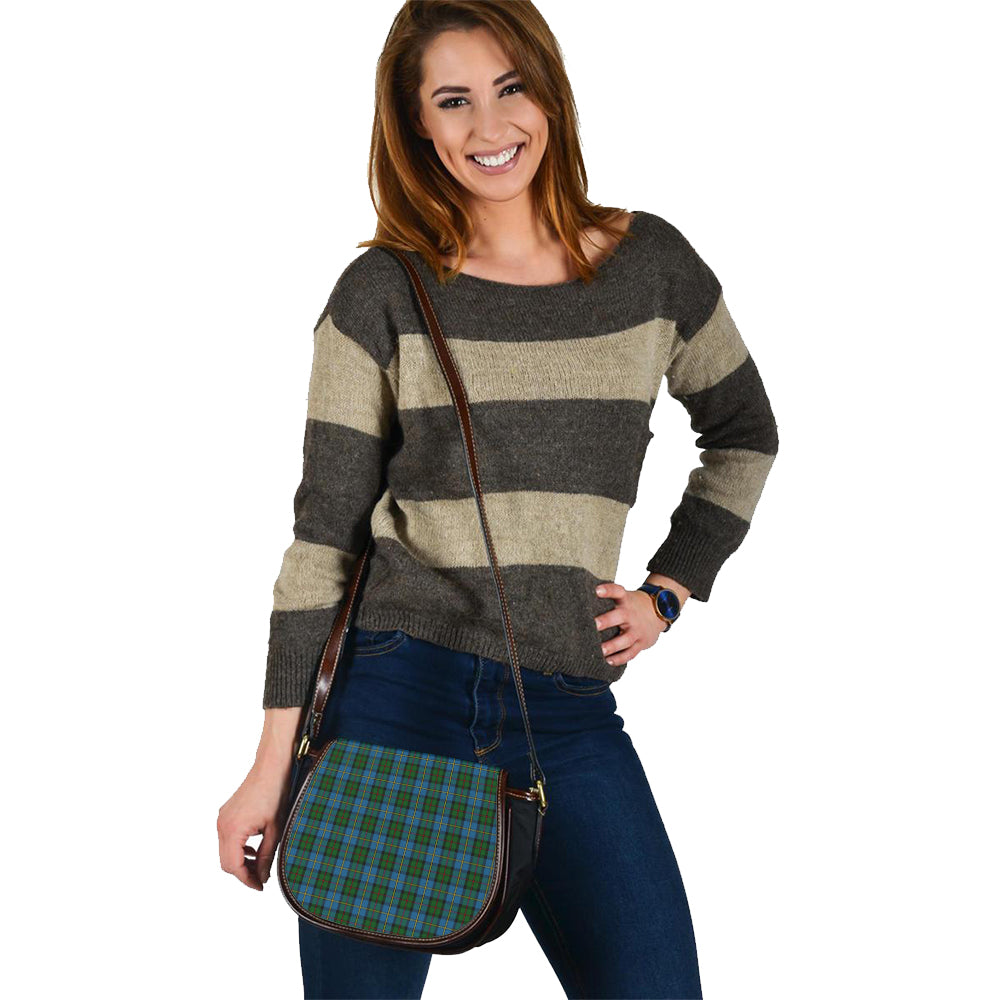 Clan Green MacLeod Tartan Saddle Handbags DZ75 Clan Borthwick Tartan Today
