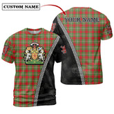 Grierson Tartan Shirt with Scotland Coat of Arms & Custom Name XW48