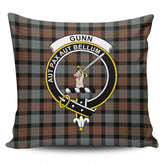 Clan Gunn Weathered Tartan Crest Pillow Cover CA19 Clan Gunn Tartan Today