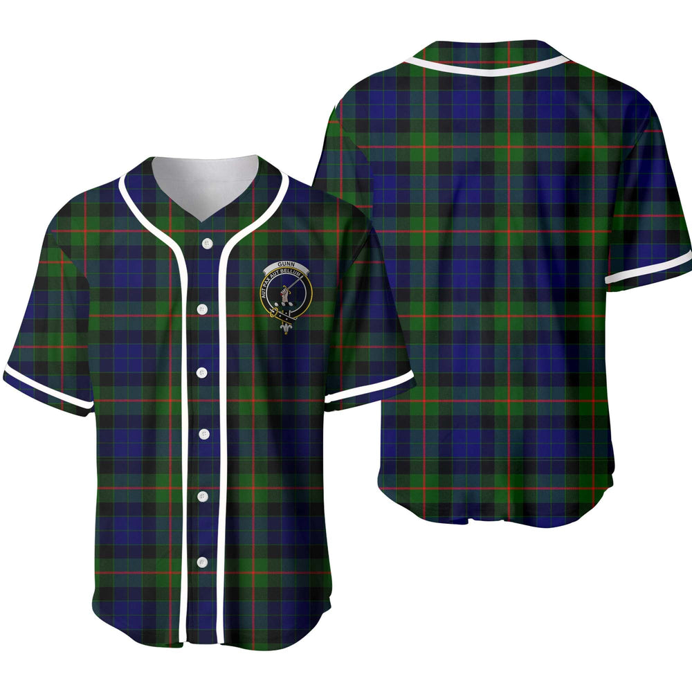 Clan Gunn Tartan Unisex Baseball Jersey OD96JS54 Clan Gunn Tartan Today