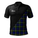 Clan Gunn Modern Clan - Military Polo Shirt QN85 Gunn Modern Tartan Tartan Polo