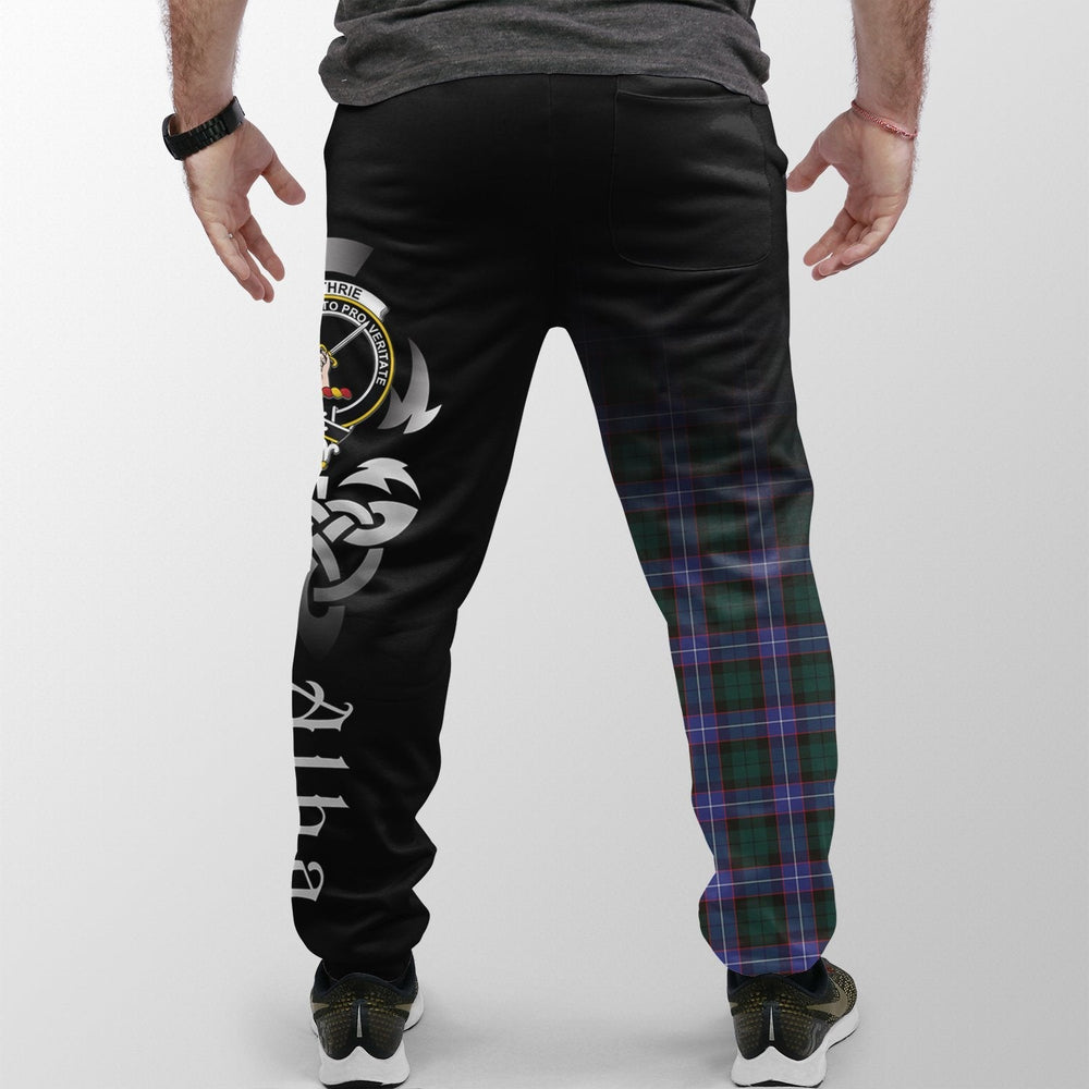 Clan Guthrie Modern Tartan Crest Jogger Sweatpants Alba Celtic Style JS94 Clan Guthrie Tartan Today