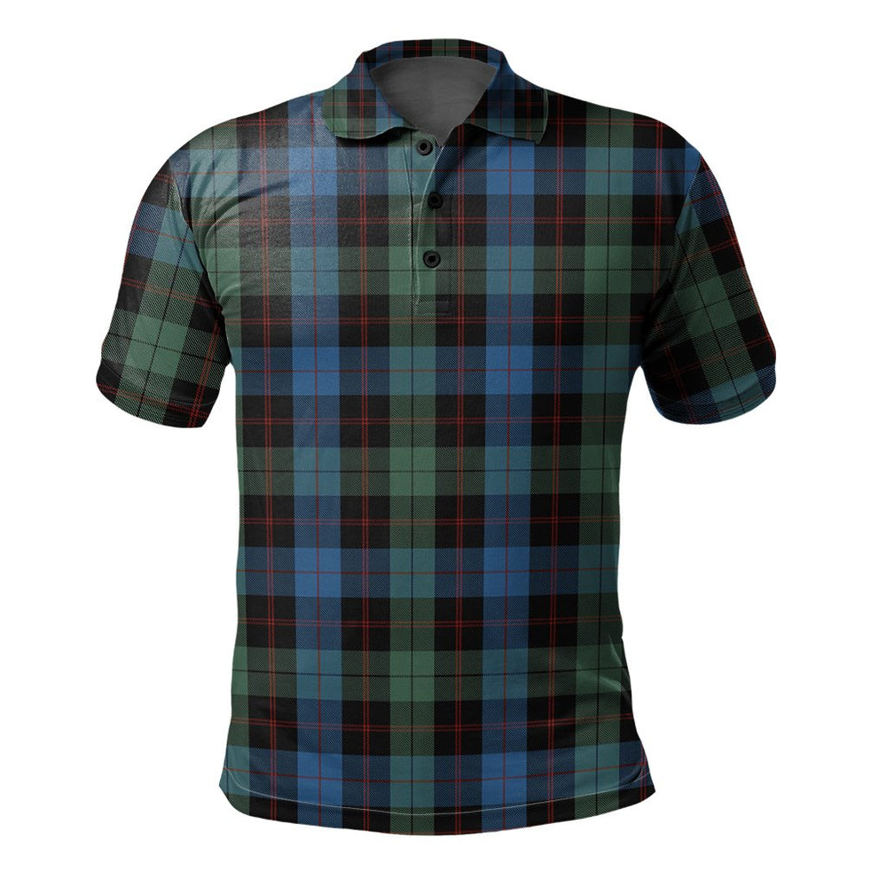 Clan Guthrie Tartan Polo Shirt LH95 Guthrie Tartan Tartan Polo