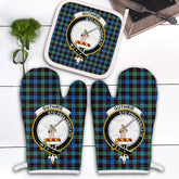 Clan Guthrie Ancient Tartan Crest Oven Mitt And Pot Holder (2 Oven Mitts + 1 Pot Holder) ER61 Clan Guthrie Tartan Today