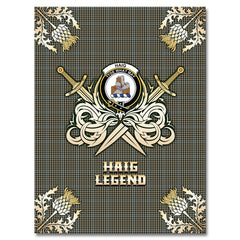 Clan Haig Tartan Gold Courage Symbol Blanket GX63 Clan Haig Tartan Today