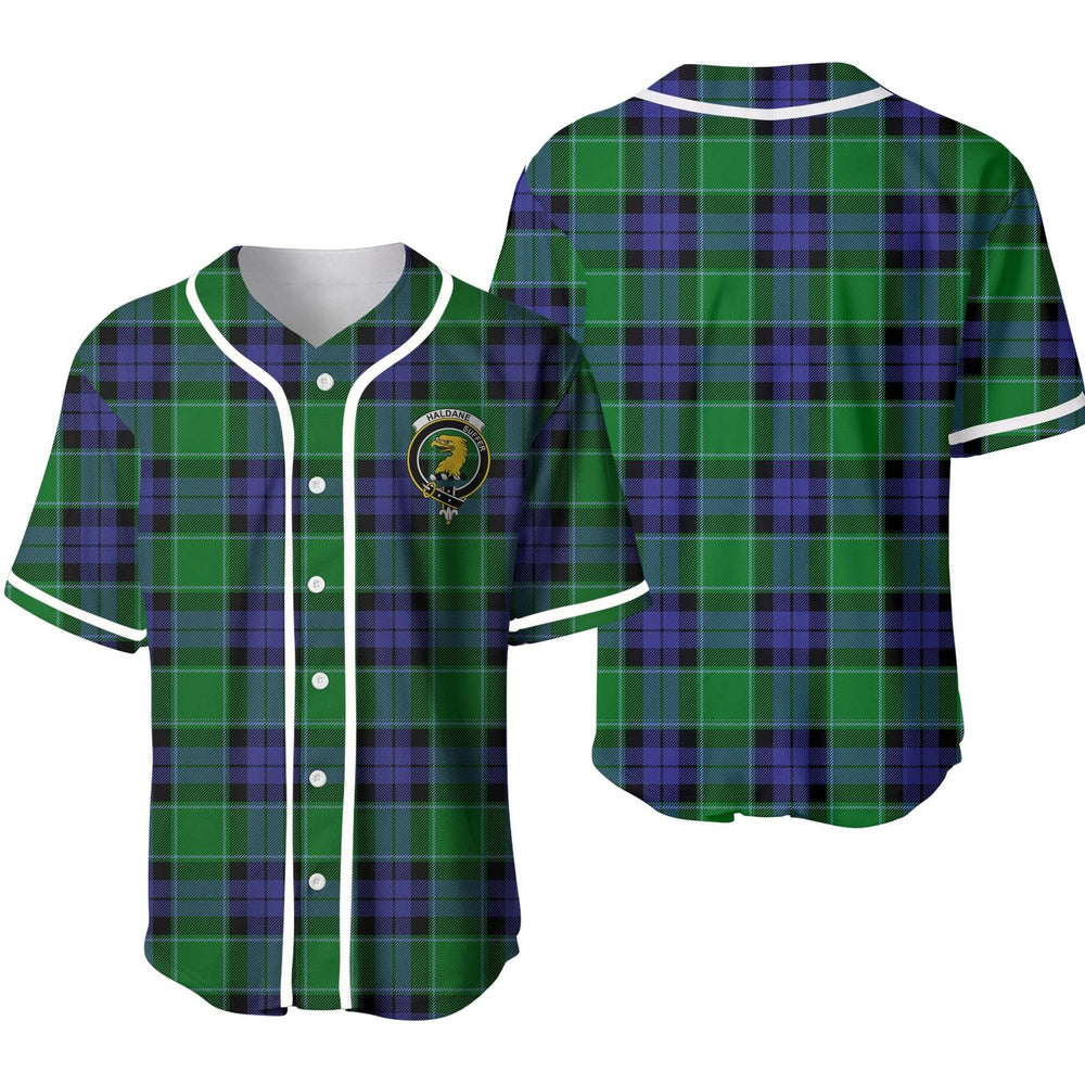 Clan Haldane Tartan Unisex Baseball Jersey IG95YN30 Clan Haldane Tartan Today