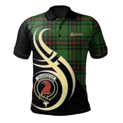 Clan Halkerston Tartan Polo Shirt - Believe In Me Style AJ40 Halkerston Tartan Tartan Polo