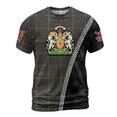 Personalized Clan Hall Tartan Shirt with Scotland Coat of Arms & Custom Name CH67