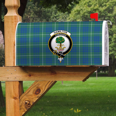 Clan Hamilton Hunting Ancient Tartan Crest Mailbox MO55