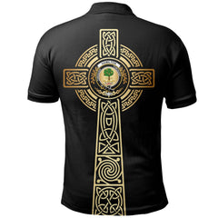 Clan Hamilton Clan Unisex Polo Shirt - Celtic Tree Of Life TJ64 Hamilton Tartan Tartan Polo