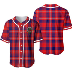 Clan Hamilton Tartan Unisex Baseball Jersey OJ20EG95 Clan Hamilton Tartan Today