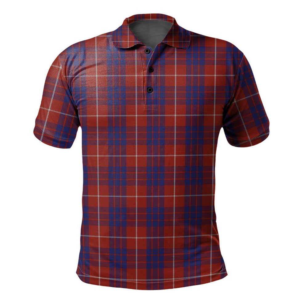 Clan Hamilton Tartan Polo Shirt HA50 Hamilton Tartan Tartan Polo