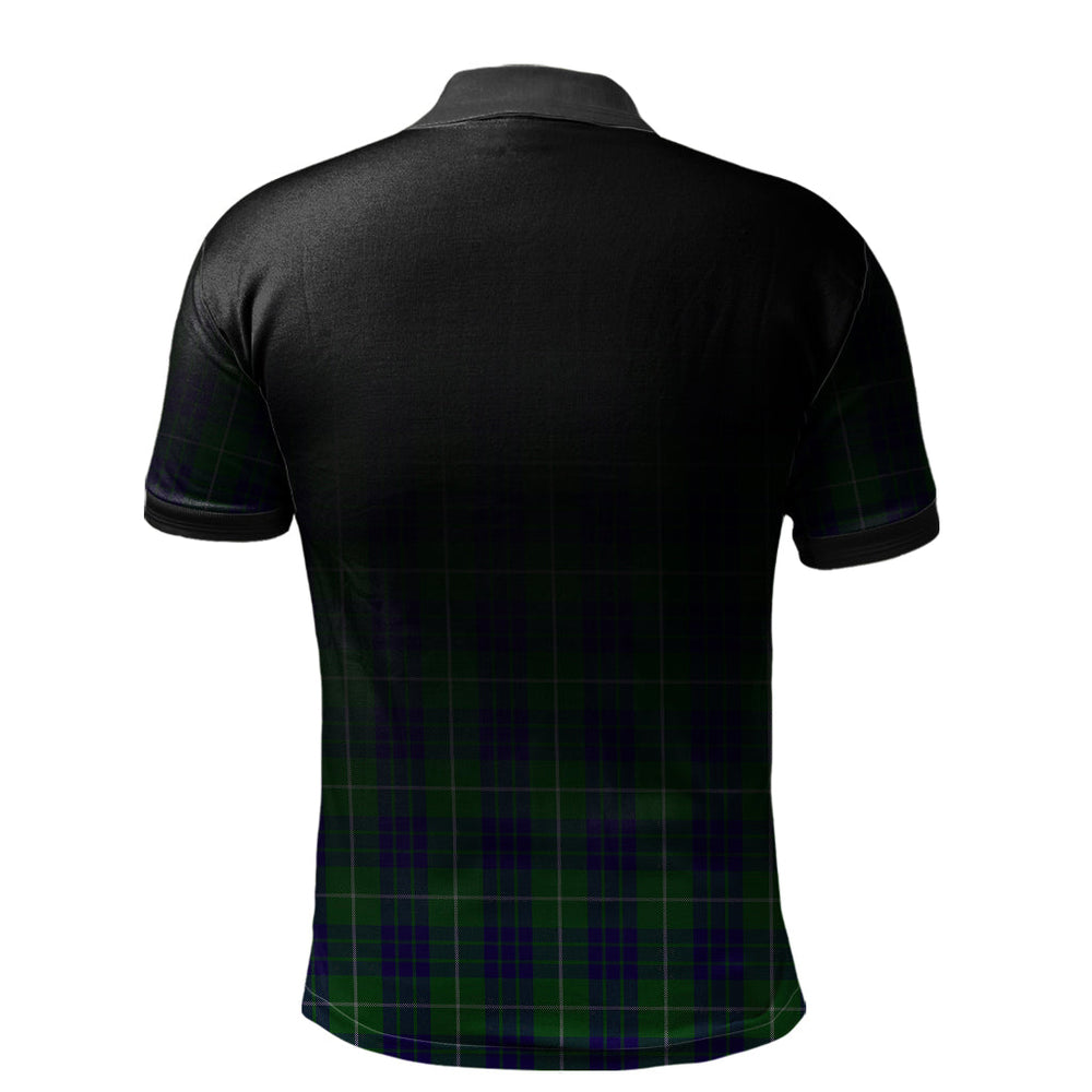 Clan Hamilton Green Hunting Tartan Polo Shirt - Alba Celtic Style GU23 Hamilton Green Hunting Tartan Tartan Polo