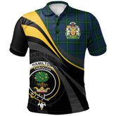 Clan Hamilton Hunting Tartan Polo Shirt - Royal Coat Of Arms Style PS26 Hamilton Hunting Tartan Tartan Polo