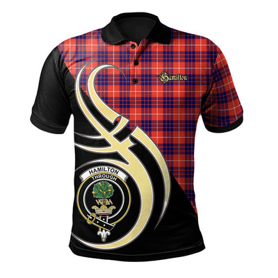 Clan Hamilton Modern Tartan Polo Shirt - Believe In Me Style HP24
