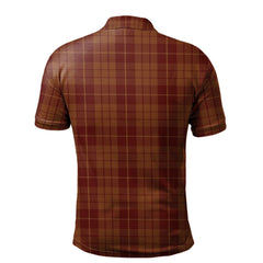 Clan Hamilton Red Tartan Polo Shirt AJ23 Hamilton Red Tartan Tartan Polo