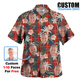 Clan Hamilton Ancient Tartan Custom Face Hawaiian Shirt – Unisex Gift for Family Members, Summer Party FY99 Hamilton Ancient Tartan Tartan Hawaii Shirt