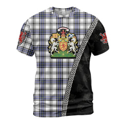 Personalized Clan Hannay Tartan Shirt with Scotland Coat of Arms & Custom Name HS17