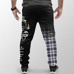 Clan Hannay Modern Tartan Crest Jogger Sweatpants Alba Celtic Style LX70 Clan Hannay Tartan Today