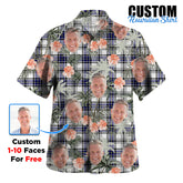 Clan Hannay Tartan Custom Face Hawaiian Shirt – Unisex Gift for Family Members, Summer Party BK36 Hannay Tartan Tartan Hawaii Shirt
