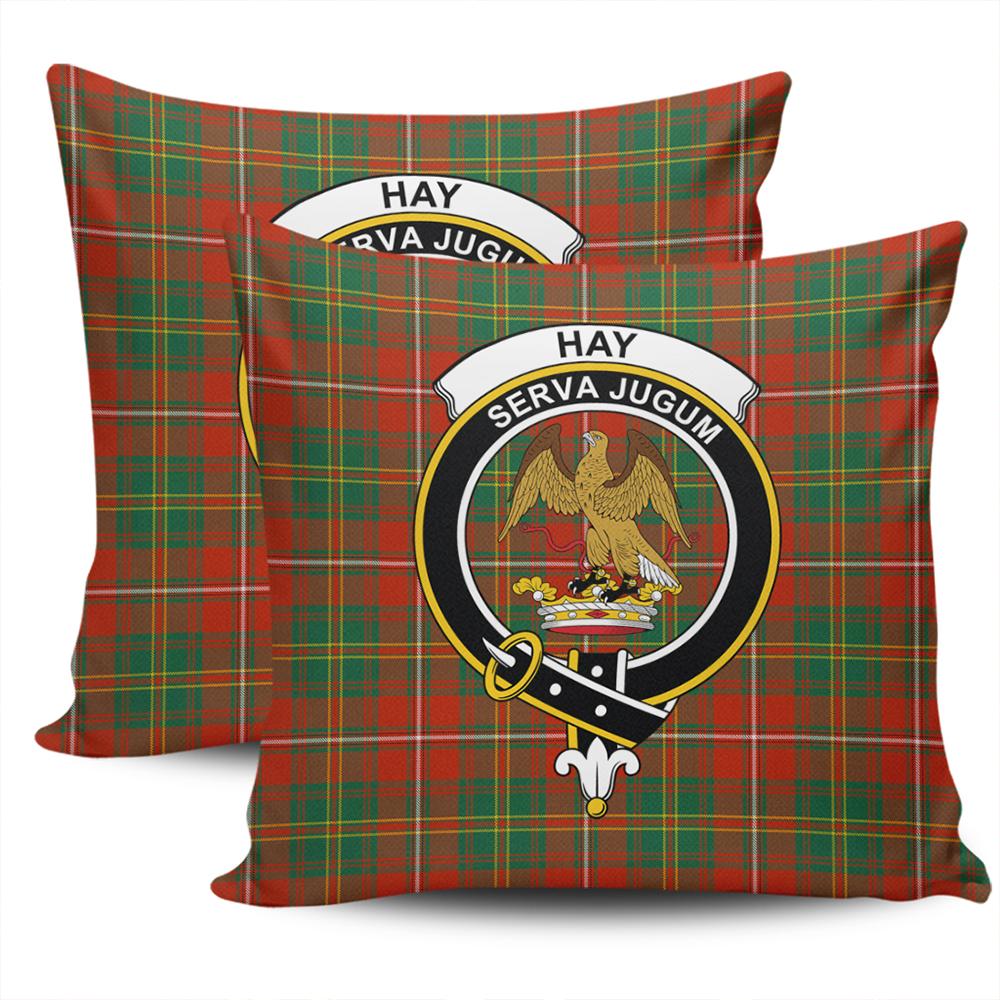 Clan Hay Ancient Tartan Crest Pillow Cover JR59 Clan Hay Tartan Today