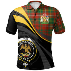 Clan Hay Ancient Tartan Polo Shirt - Royal Coat Of Arms Style KH91 Hay Ancient Tartan Tartan Polo