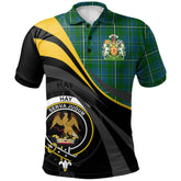 Clan Hay Hunting Tartan Polo Shirt - Royal Coat Of Arms Style DJ35 Hay Hunting Tartan Tartan Polo