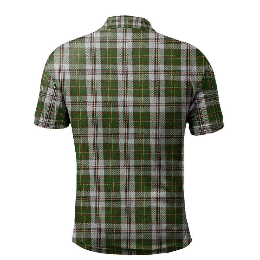 Clan Hay White Dress Tartan Polo Shirt HG12 Hay White Dress Tartan Tartan Polo