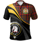 Clan Hepburn Tartan Polo Shirt - Royal Coat Of Arms Style NI42 Hepburn Tartan Tartan Polo