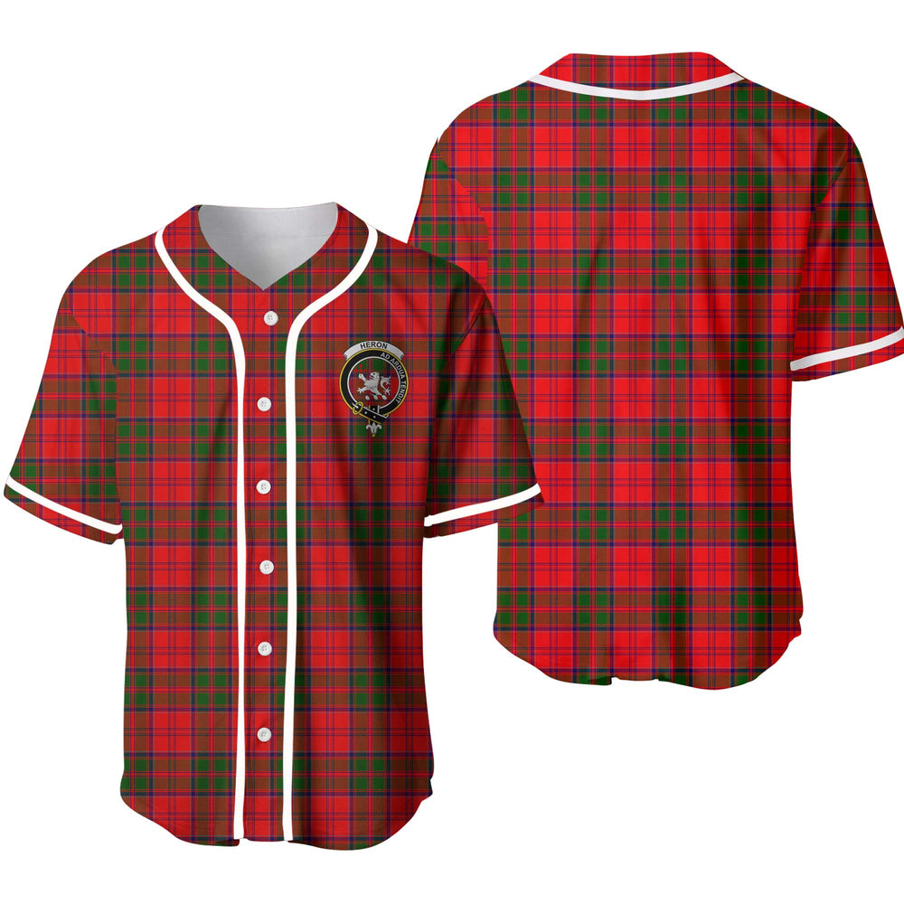 Clan Heron Tartan Unisex Baseball Jersey GT10PI17 Clan Heron Tartan Today