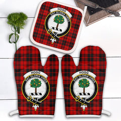 Clan Hogg Tartan Crest Oven Mitt And Pot Holder (2 Oven Mitts + 1 Pot Holder) PE52 Clan Hogg Tartan Today