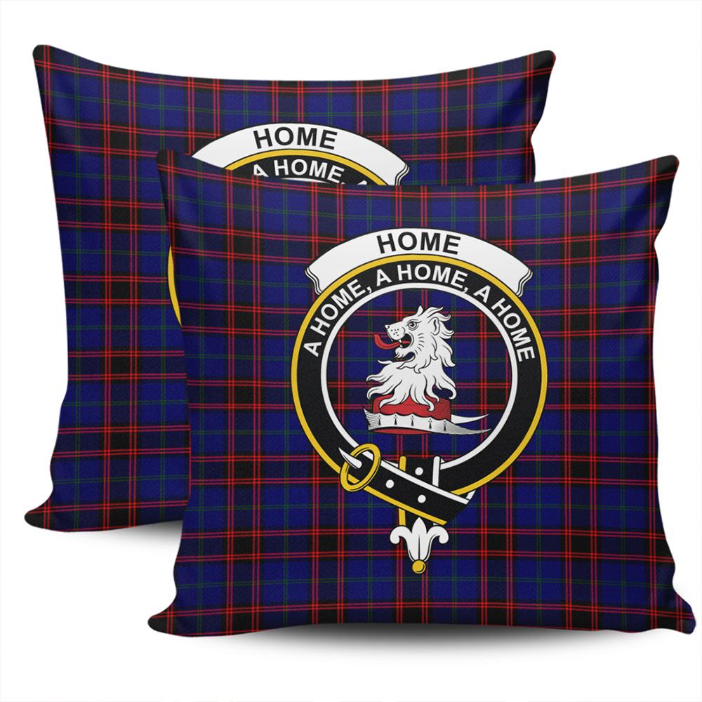 Clan Home Modern Tartan Crest Pillow Cover JL19 Clan Home/Hume Tartan Today