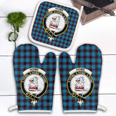 Clan Home Ancient Tartan Crest Oven Mitt And Pot Holder (2 Oven Mitts + 1 Pot Holder) UT19 Clan Home/Hume Tartan Today