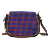 Clan Home Modern Tartan Saddle Handbags FR36 Clan Home/Hume Tartan Today
