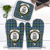 Clan Hope Tartan Crest Oven Mitt And Pot Holder (2 Oven Mitts + 1 Pot Holder) DK32 Clan Hope Tartan Today
