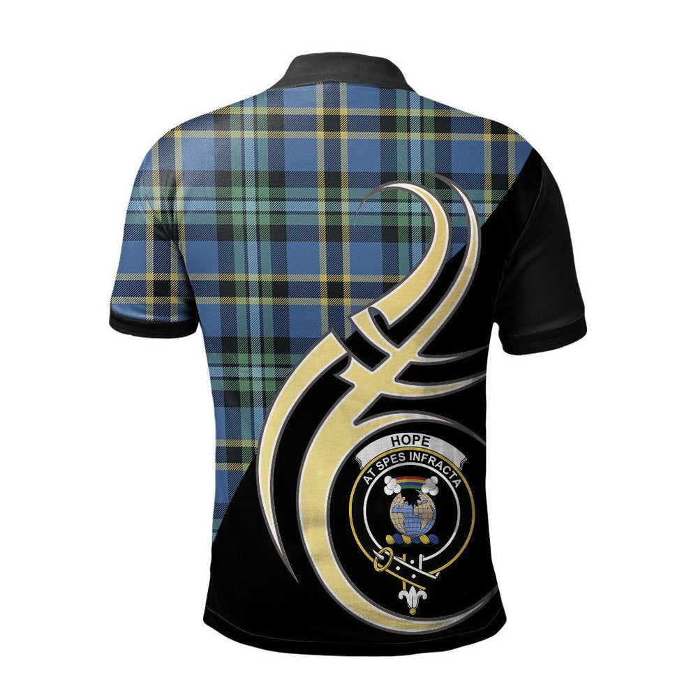 Clan Hope Tartan Polo Shirt - Believe In Me Style JY69 Hope Tartan Tartan Polo