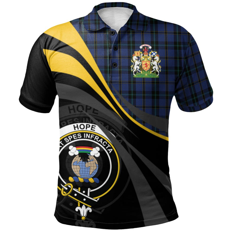 Clan Hope (Vere - Weir) 04 Tartan Polo Shirt - Royal Coat Of Arms Style SP86 Hope (Vere - Weir) 04 Tartan Tartan Polo