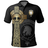 Clan Horsburgh Clan Unisex Polo Shirt - Celtic Tree Of Life PI52 Horsburgh Tartan Tartan Polo