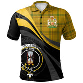 Clan Houston Tartan Polo Shirt - Royal Coat Of Arms Style AJ83 Houston Tartan Tartan Polo