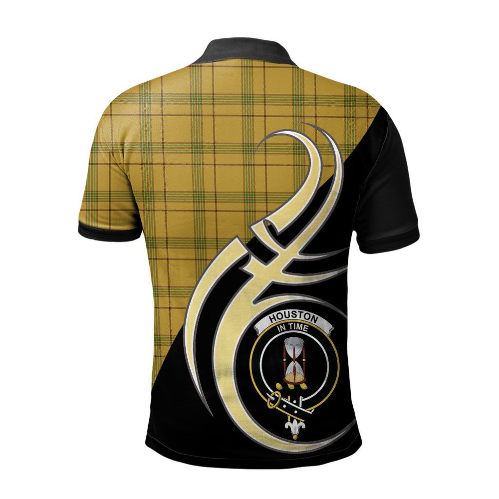 Clan Houston Tartan Polo Shirt - Believe In Me Style BF32 Houston Tartan Tartan Polo