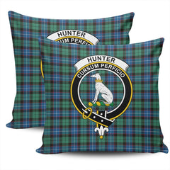 Clan Hunter Ancient Tartan Crest Pillow Cover LQ26 Clan Hunter Tartan Today