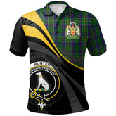 Clan Hunter of Hunterston Tartan Polo Shirt - Royal Coat Of Arms Style LV57 Hunter of Hunterston Tartan Tartan Polo