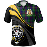 Clan Inglis Tartan Polo Shirt - Royal Coat Of Arms Style XI98 Inglis Tartan Tartan Polo
